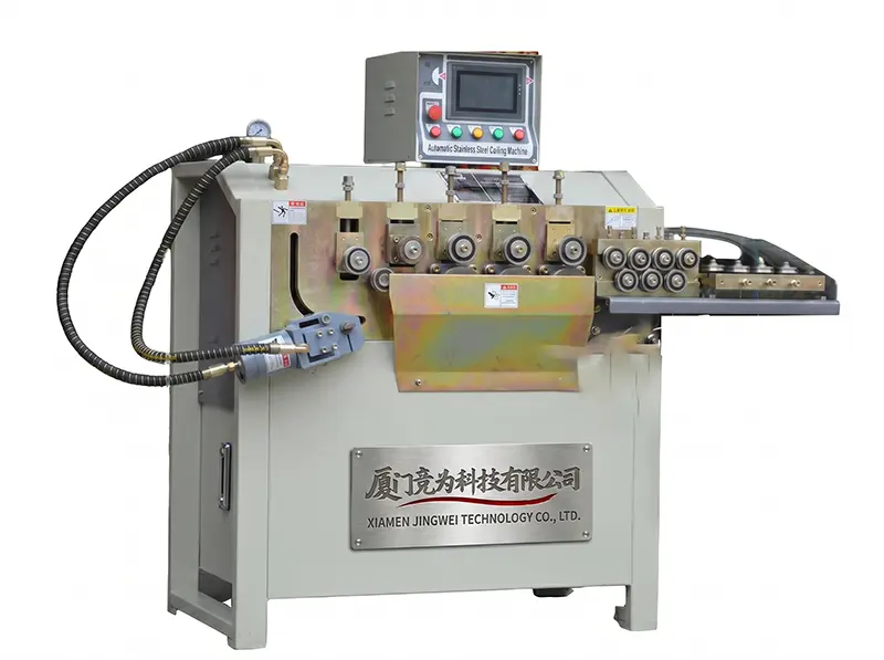 Automatic Stainless Steel Coiling Machine DQ-2-10mm with Video