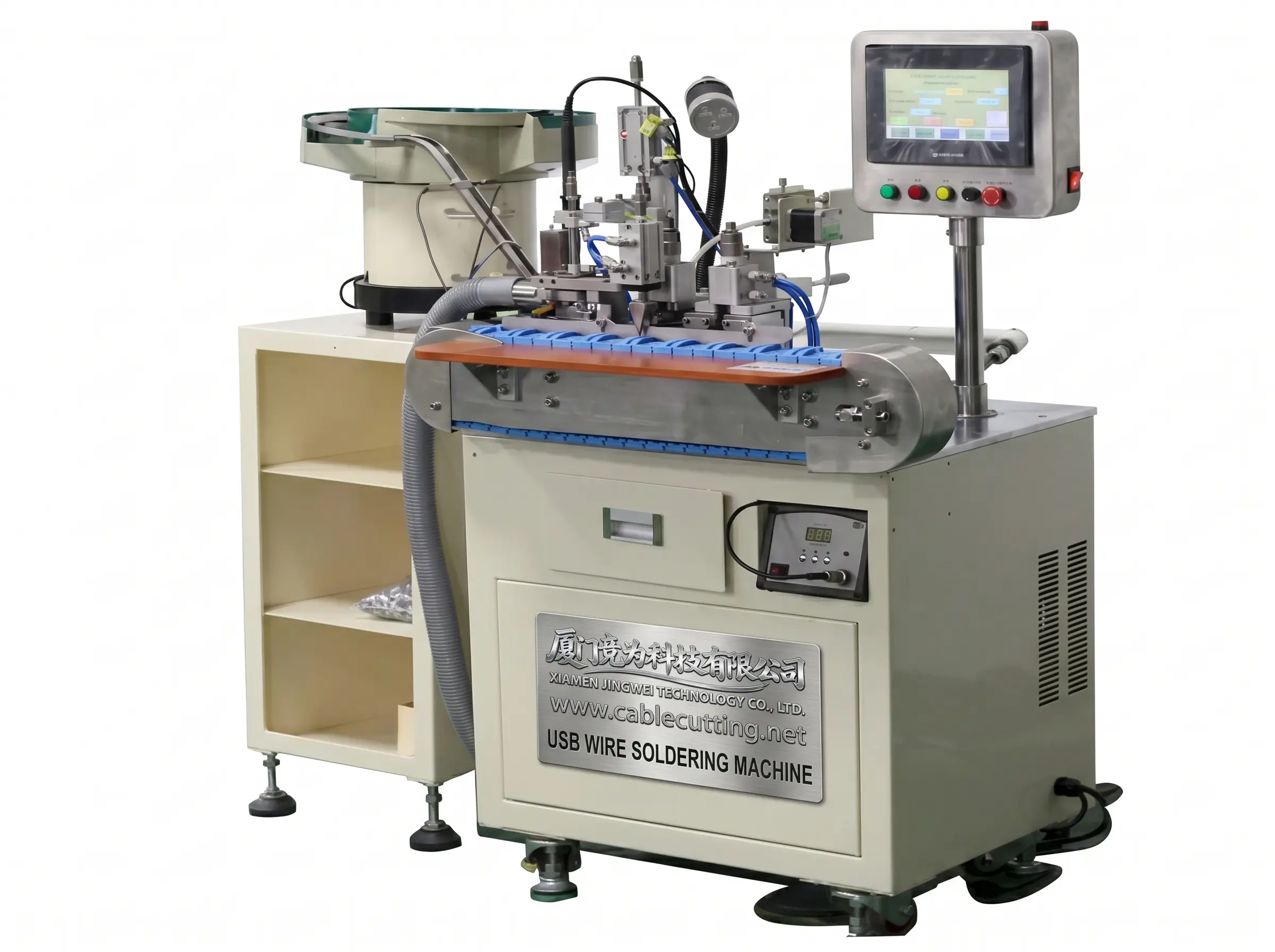 Automatic USB Wire Soldering Machine 800-1200pcs/h WPM-121-MC