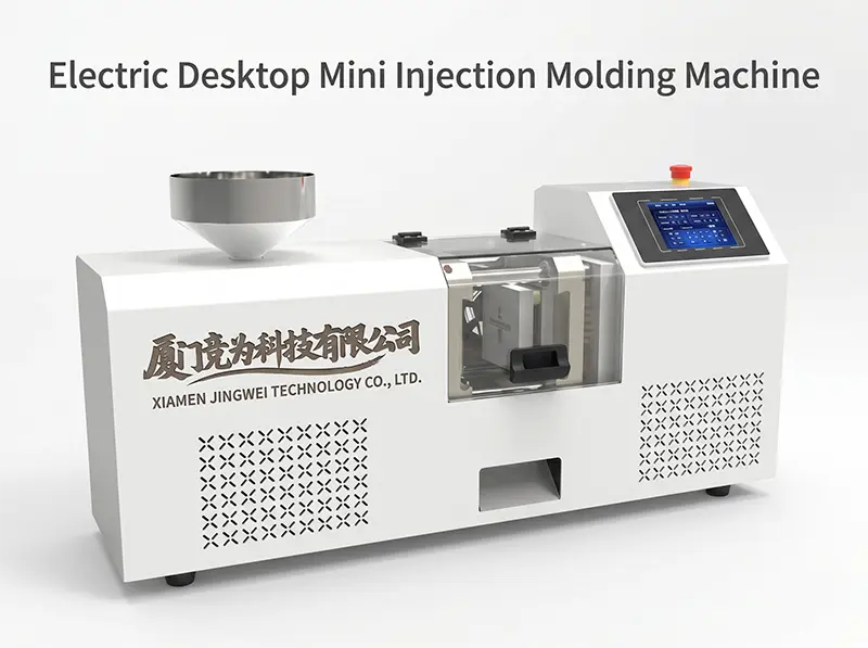 Electric Desktop Mini Injection Molding Machine | Micro Plastic Molding JW-01 Video