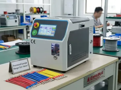 Automatic Ferrule Stripping and Crimping Machine with Twisting Function JW-0.3-16MM2 Thumb