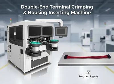 Double-End Terminal Crimping & Housing Inserting Machine JW-CK01