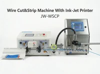 Wire Cut & Strip Machine With Ink-Jet Printer JW-WSCP - Wire Cutting & Stripping
