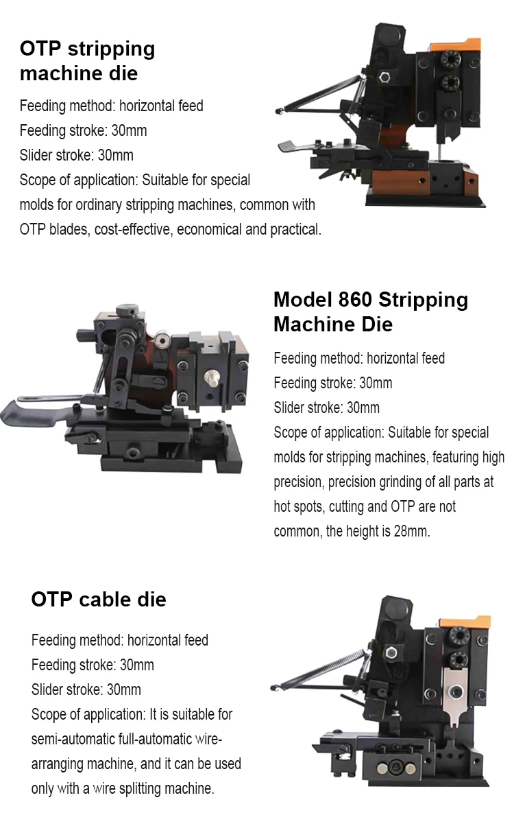  Customized crimping mold, wire crimping machine die, Six side mold, change for the terminal machine 