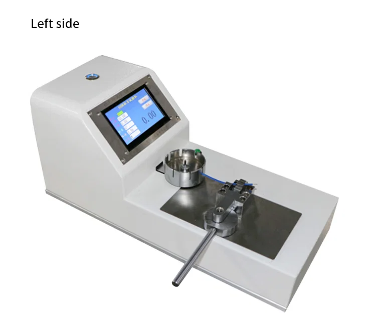 Electric terminal tension tester testing the pull out force of various wiring harness and terminals connector