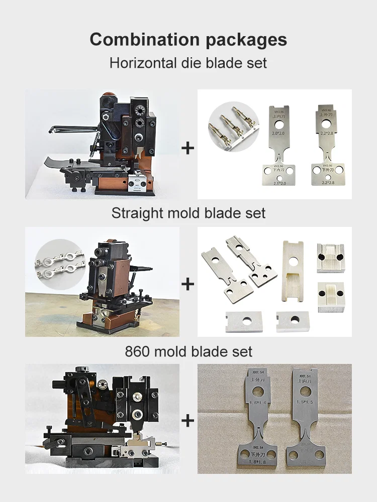  Loose Terminal Blades, Crimping Blade Die, Cold Pressed Blade Die 