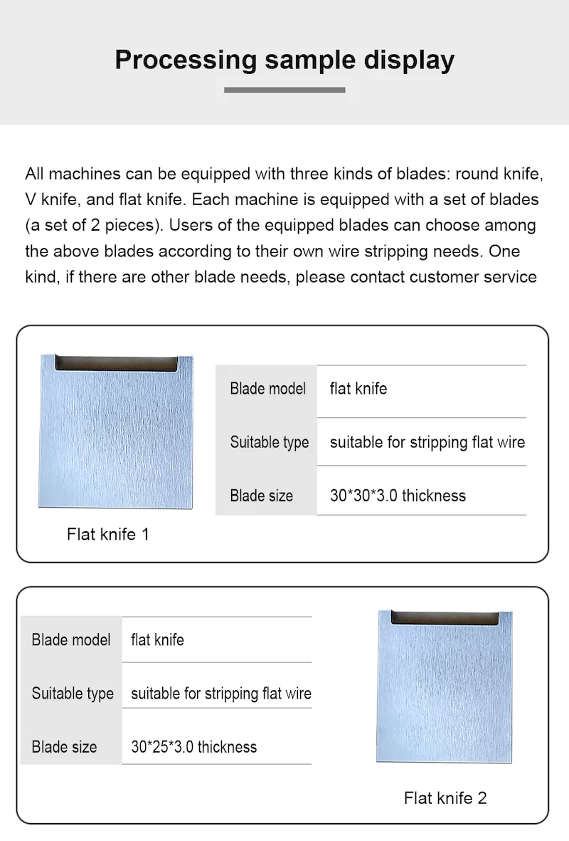 Round knife for pneumatic peeling machine, DC53 steel blades, die for wire stripping machine