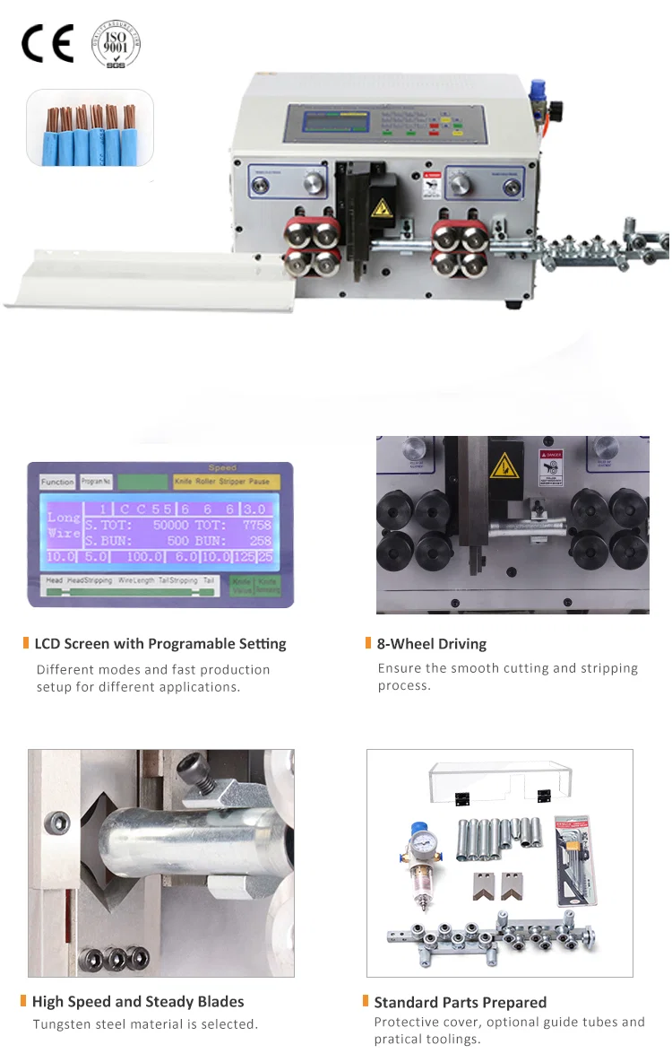 Supper Thick cable cutting and stripping machine, BV/BVR cable stripping machine, Automatic Cutting Stripping Machine, Wire Stripping Machine, Automatic Cable Stripping Machine Supper Thick cable cutting and stripping machine, BV/BVR cable stripping machine, Automatic Cutting Stripping Machine, Wire Stripping Machine, Automatic Cable Stripping Machine