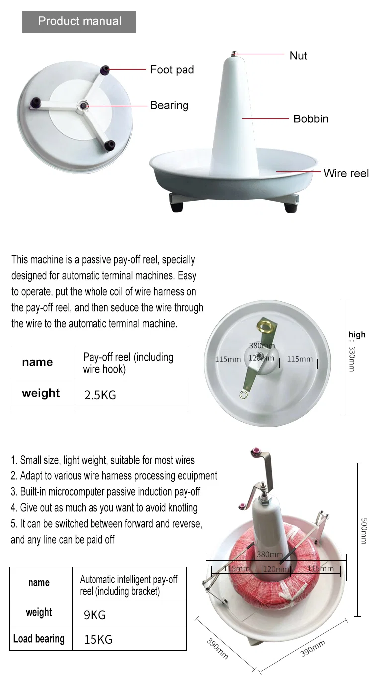 Automatic pay-off machine, Automatic frequency conversion wire feeder, four-axis pay-off machine, horizontal, and vertical dual-purpose pay-off machine, automatic frequency conversion wire feeder, automatic pay-off machine, double-line automatic pay-off machine, infinitely variable electric pay-off machine, automatic pay-off reel