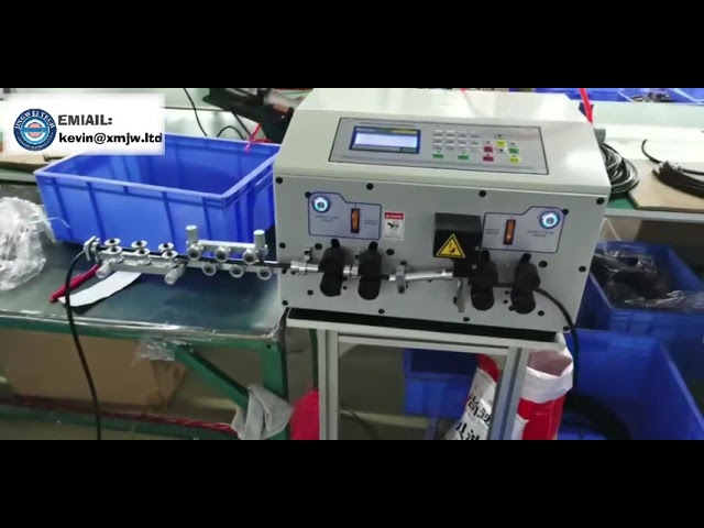 High-Speed PVC Safety Cover Wire Stripping Machine for Cabling Manufacturing
