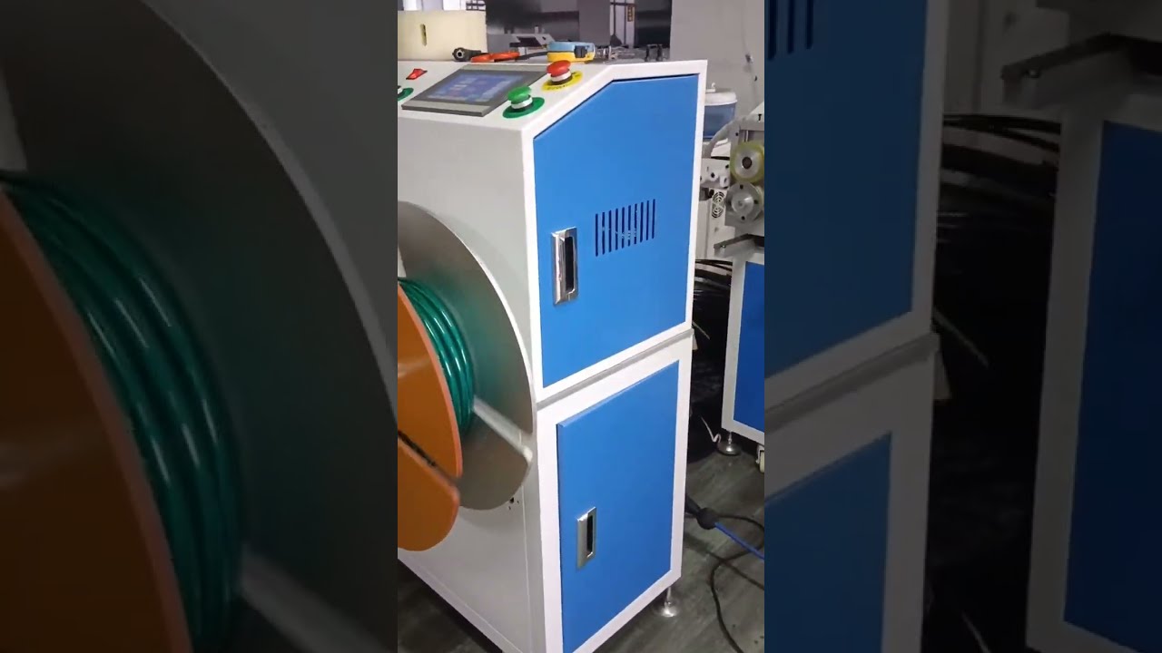 Automatic Meter Counting, Traversing, Cutting, Tube Winding & Coiling All in One Machine 1mm-16m