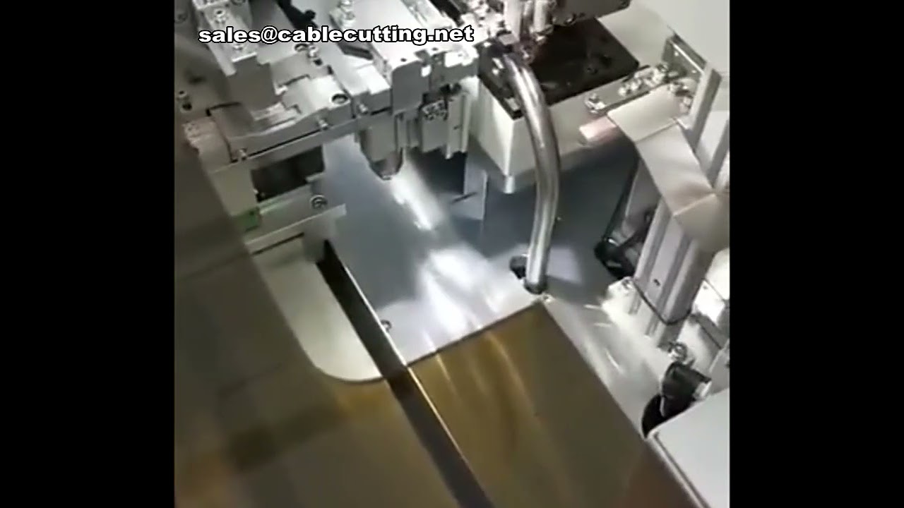 Parallel Ribbon Cable Stripping Machine, Multi-Wire Processing with Branch Tin Dip and Crimping