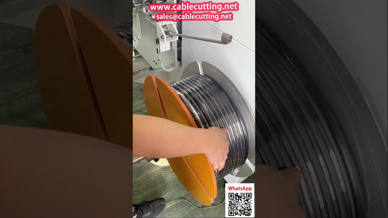 Machine Tout en Un  Comptage, Alignement, Enroulage et Coupe pour Tuyau dIrrigation PE