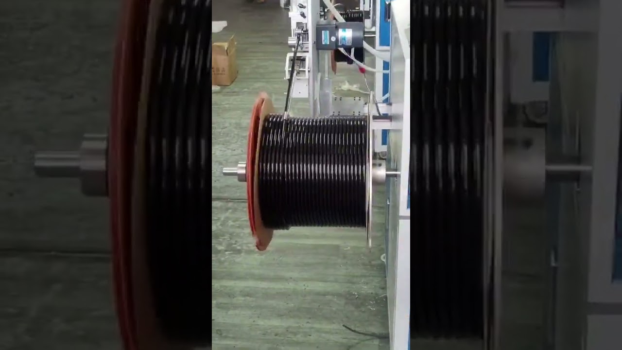 Automated Paper Tray Hose Reel - Efficient Coiling Machine for Factory Automation