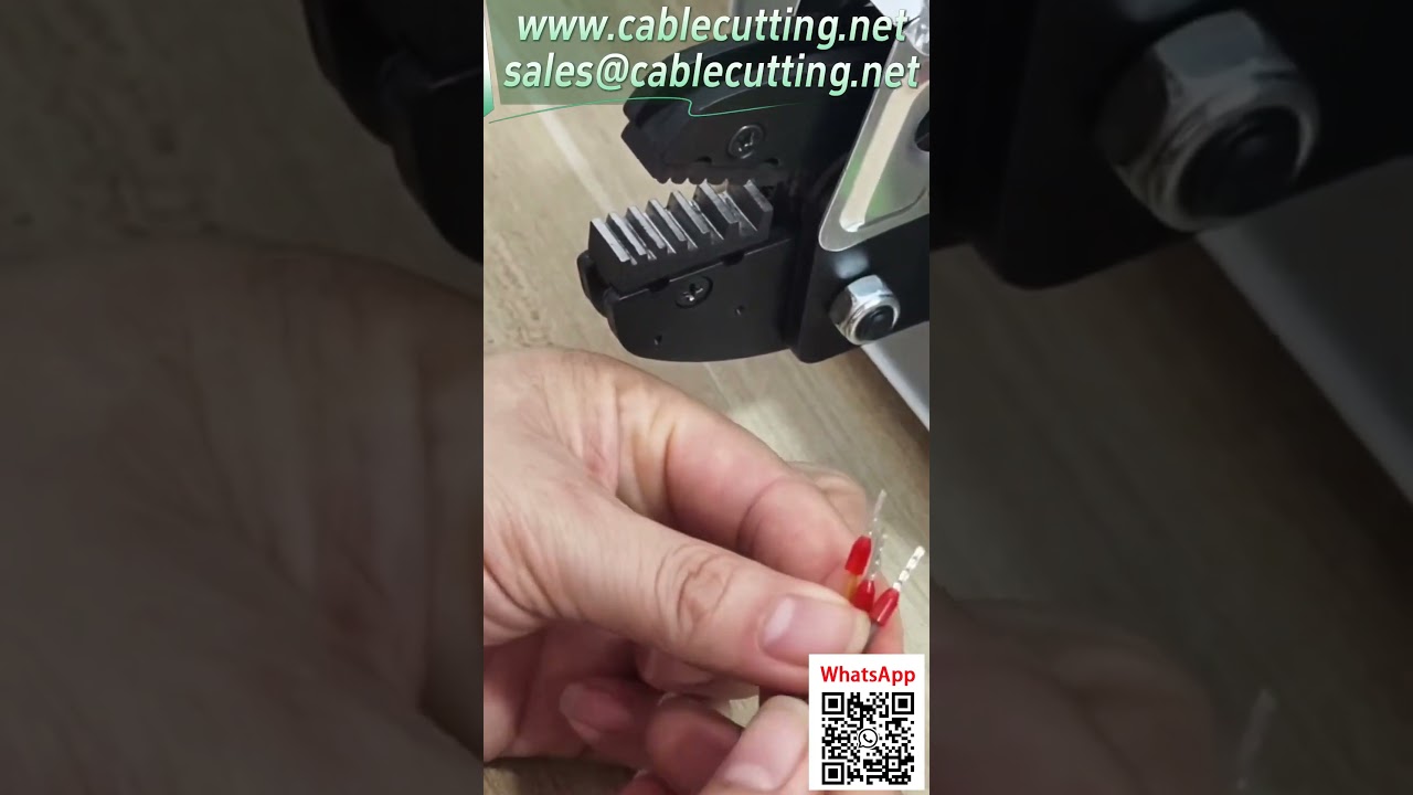 Terminal Crimping Machine - 0508 Tube Terminal Operation Demo