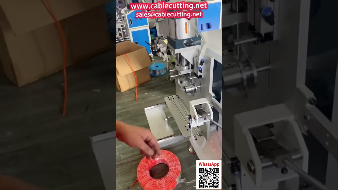 Automatic Coiling and Spooling Machine for RVV Sheathed Cable