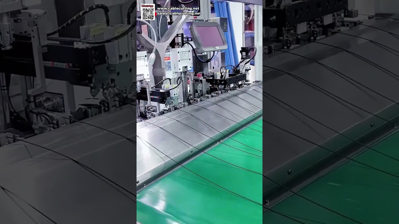 High Efficiency Automatic Terminal Crimping Machine for Extra Long Wire Processing