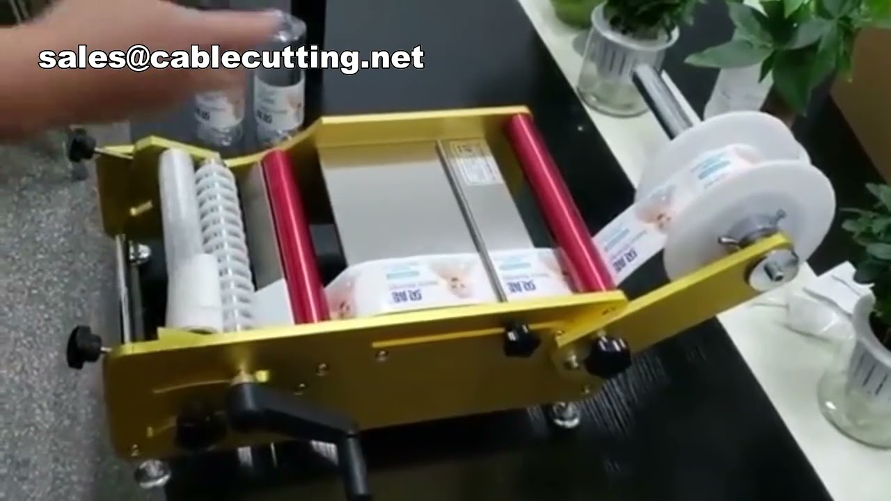 Manual Handy Round Bottle Labeling Machine for Small Batch Production