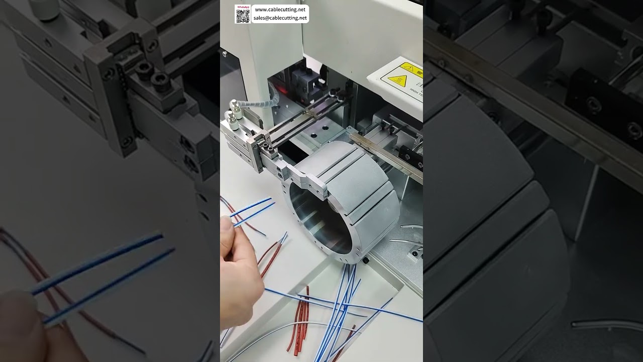 Color Ribbon Printing Tube Insertion Machine  Flawless 70mm Parallel Cable Alignment Tool