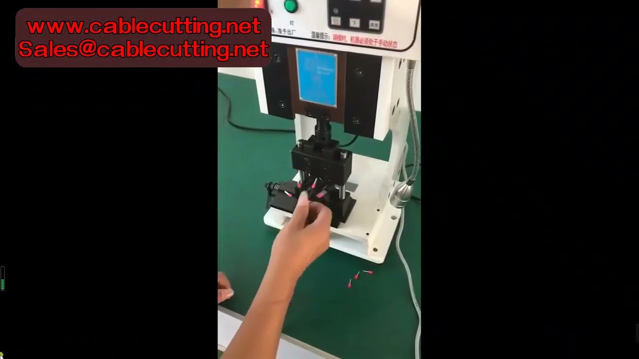 1.5T Low Noise Electric Terminal Crimping Machine, Vertical Horizontal Single Grain Crimper