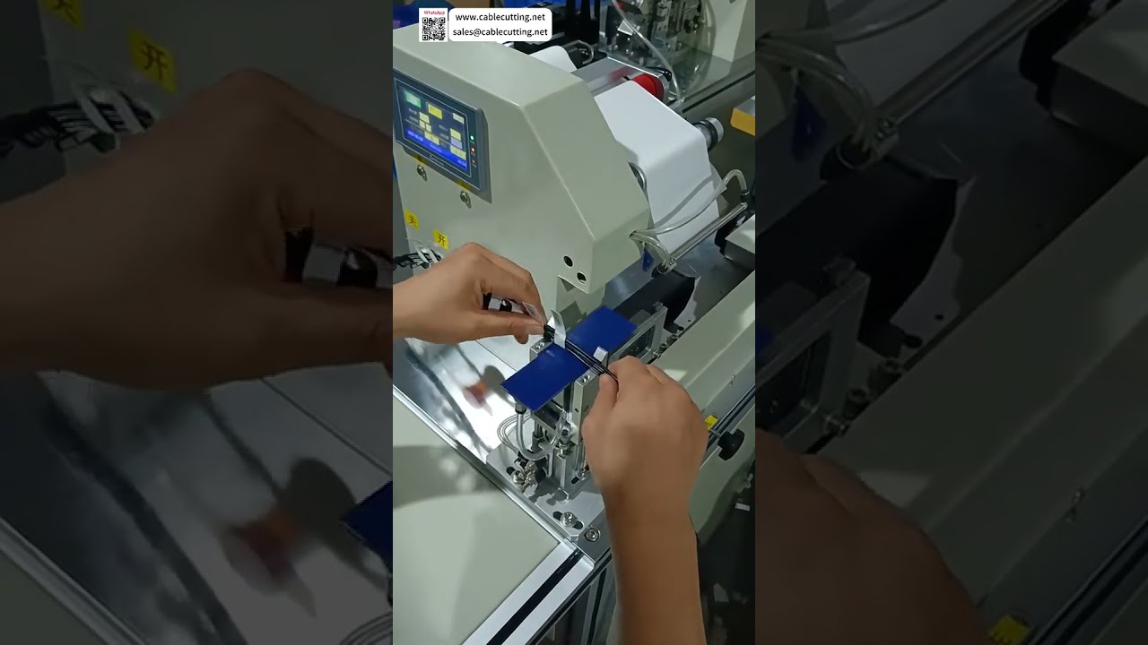 Servo Wire Folding Labeling Machine  High Precision Automated Label Feeding & Tagging