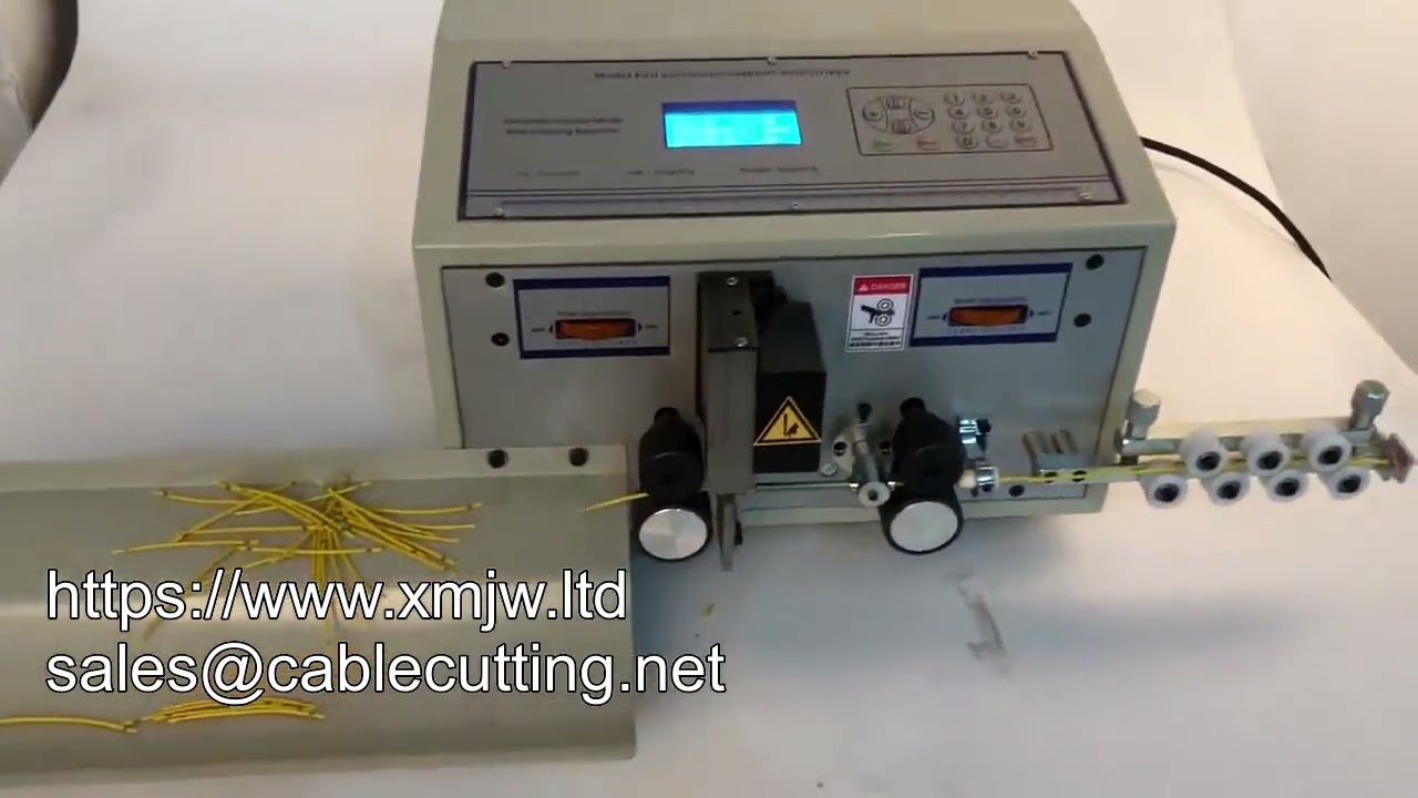 High Performance Computer Wire Stripping Machine 45 Square Automatic Cable Peeling Machine
