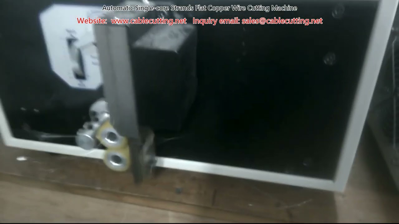 Automatic Single-Core Strands Flat Copper Wire Cutting Machine