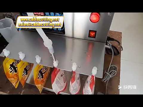 Electric Quantitative Doypack Fresh Milk Liquid Filling Machine