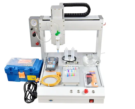Automatic 4-Axis Rotary Dispensing Robot