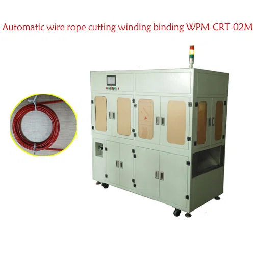 Automatic wire rope cutting winding binding WPM-CRT-02M