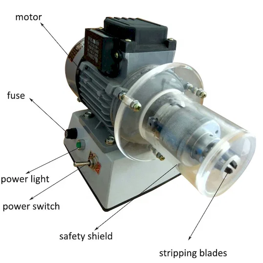 Enamel copper wire stripping machine WPM-6P