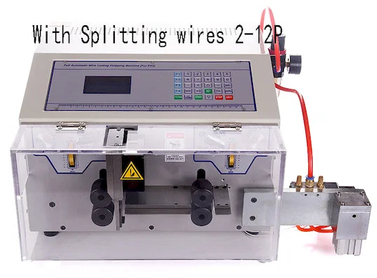 Flat Cable Stripping, Cutting, and Splitting Machine WPM-09E+S