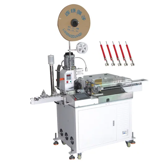 Fully Automatic single-end 5 wire cutting stripping crimping